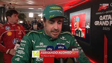 Fernando Alonso Post Sprint Interview | Qatar Grand Prix 2025