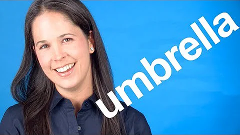 Como soletra a palavra Umbrella em inglês?