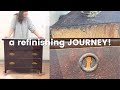 Restoration Attempt turned MILK PAINTED MAKEOVER | The journey of a Victorian Era Dresser