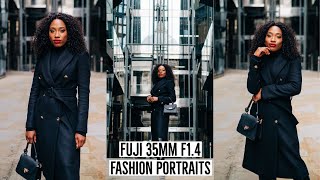 Fujifilm 35mm F1.4 lens Portrait Photoshoot | Fashion Portrait Photography