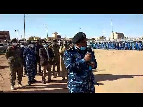 مدير شرطة ولاية الخرطوم الفريق د ياسر عبد الرحمن فضل الموالي يخاطب عمليات البرق الخاطف رقم 19ببحري