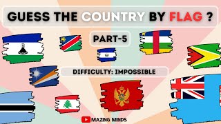 Guess The Country Flag (Part 5) .Do you still guess them challenge |@Mazingminds