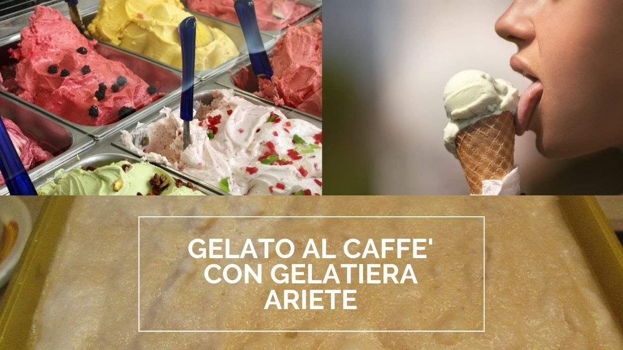 #GELATO# AL #CAFFE#' con #gelatiera Ariete#