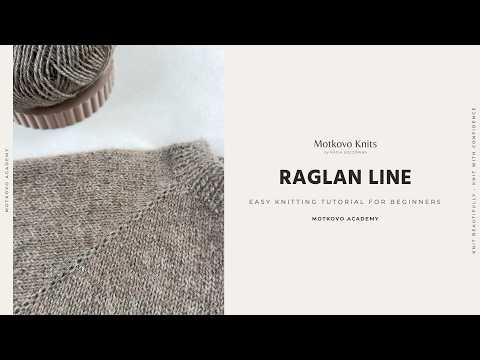 Raglan Line | M1R & M1L Raglan Increases