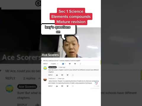 Sec 1 Science Revision Element Compound Mixture 