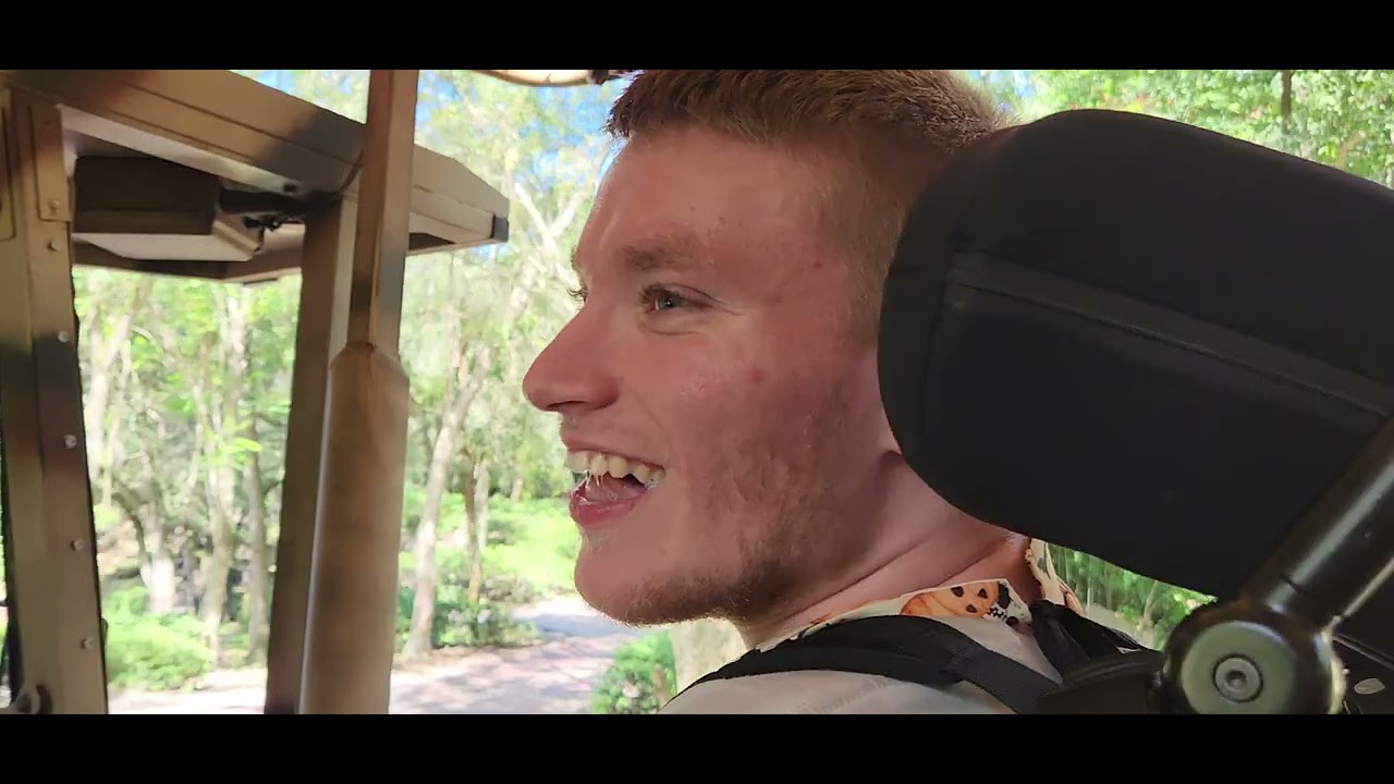 Sam on Kilimanjaro Safaris in Animal Kingdom at Disney World @onthatnote