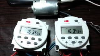 connect 2 CN101A 12V timers for more on/off group