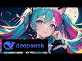 DeepSeek R1 で作った曲 | ねこ耳と月のワルツ Inspired by Hatsune Miku | 初音ミク 2025 | Pop BGM for Work, Study & Chil