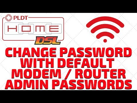 How To Change Password With PLDT Default Modem / Router Admin Passwords 2019 [Updated]