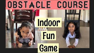 Indoor Obstacle course ! Fun Game !!!