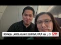 Erick thohir indonesia siap melaju ke semifinal piala asia u23