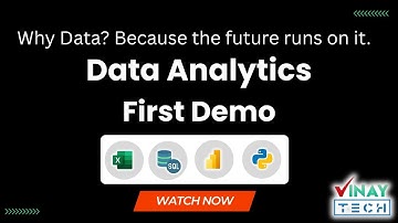Data Analytics First Demo | 22 Nov 2025| Vinay Tech