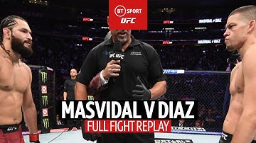 Jorge Masvidal v Nate Diaz full fight replay