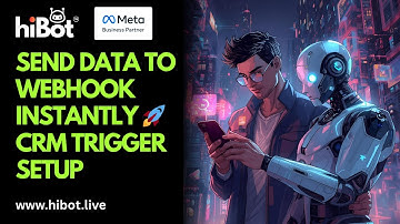 How to send data to Webhook url when a contact is create/custom field is updated? | HiBot Tutorial
