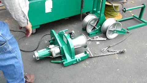 Greenlee 642 Tugger package 4,000# pulling capacity