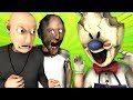 Ice Scream Man vs Grandpa and Granny (Christmas New Horror Xmas 3D Santa Animation)