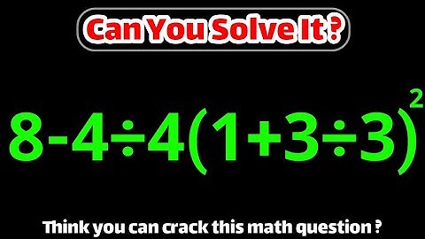 This math problem looks easy, but it’s trickier than you think!