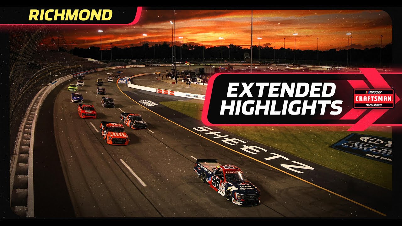 NASCAR Craftsman Truck Series Extended Highlights from Richmond | NASCAR