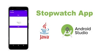 How to make a stopwatch app in android studio