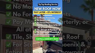 Roofing Financing Offer – Upgrade Now with 0% Interest #roofing #financing #arizona #shorts