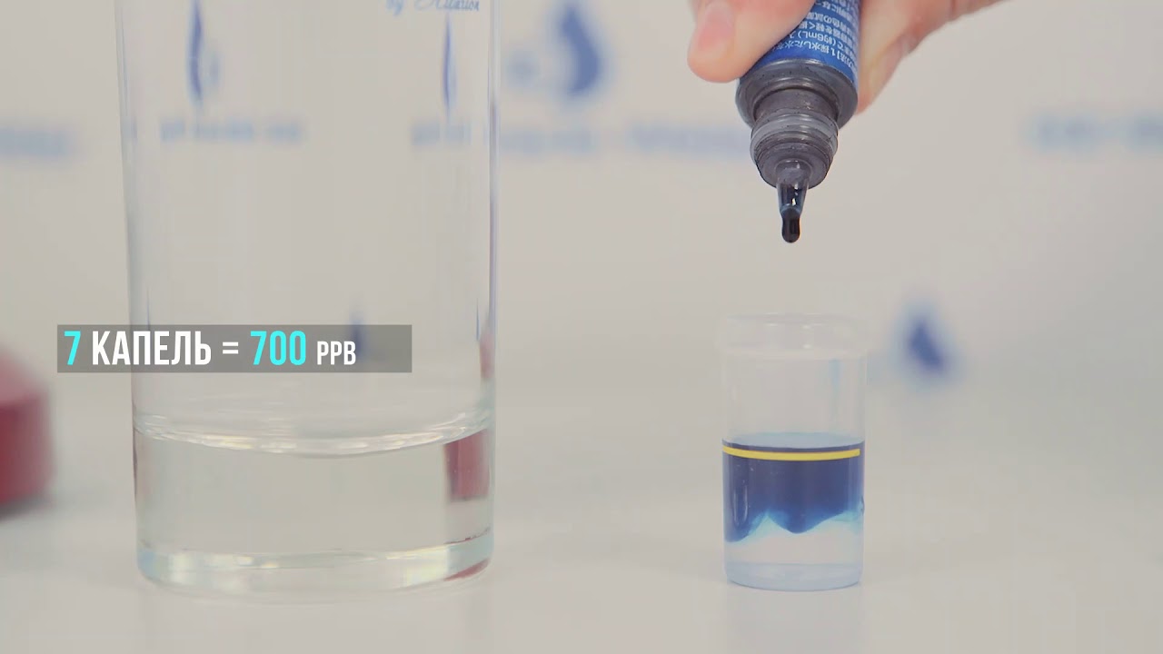 Тест водород вода