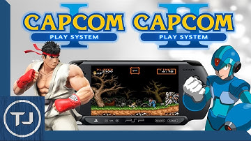 PSP Running Capcom Play System 1 & 2 Emulator 2017!