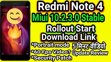 Redmi Note 4 Miui 10 2 3 0 Stable Update Rolling Out Download Link | Miui 10.2.3.0 Full Review
