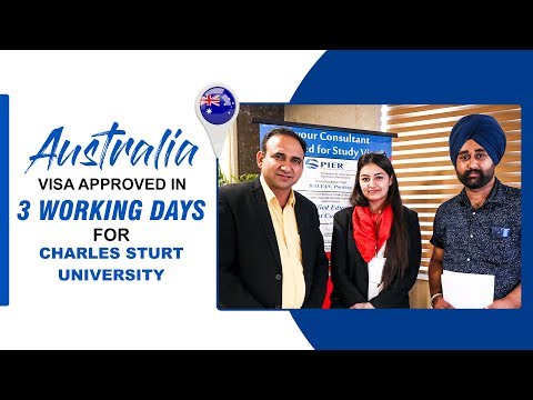 Australia Visa Approved in 3 Working Days for Charles Sturt University