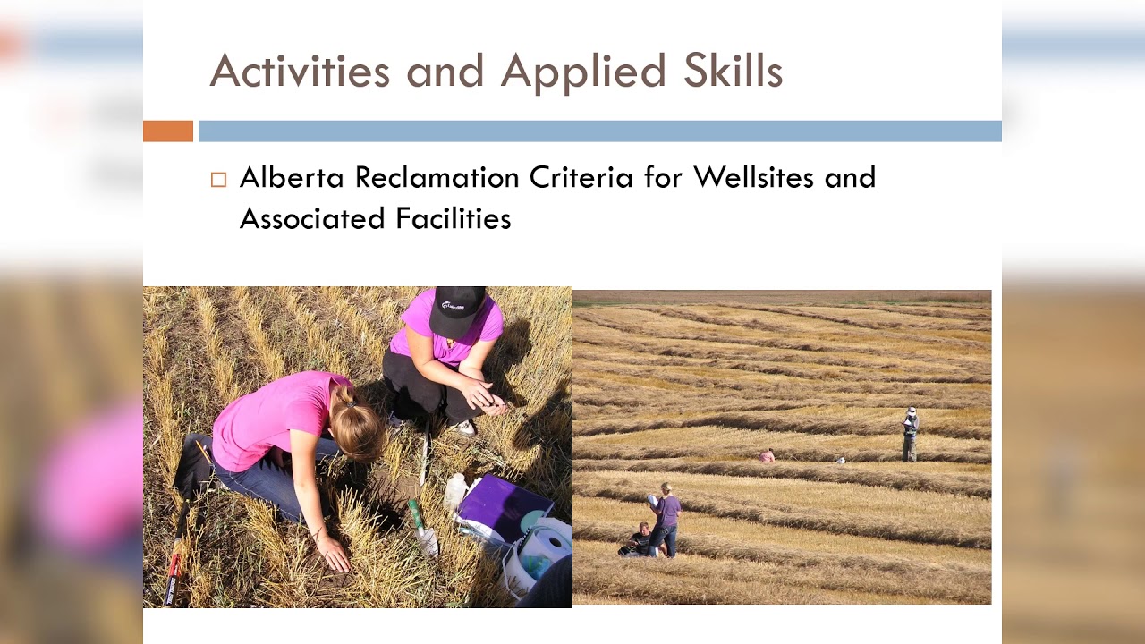 Environmental Sciences | Open House 2020 - Environmental Conservation and Reclamation