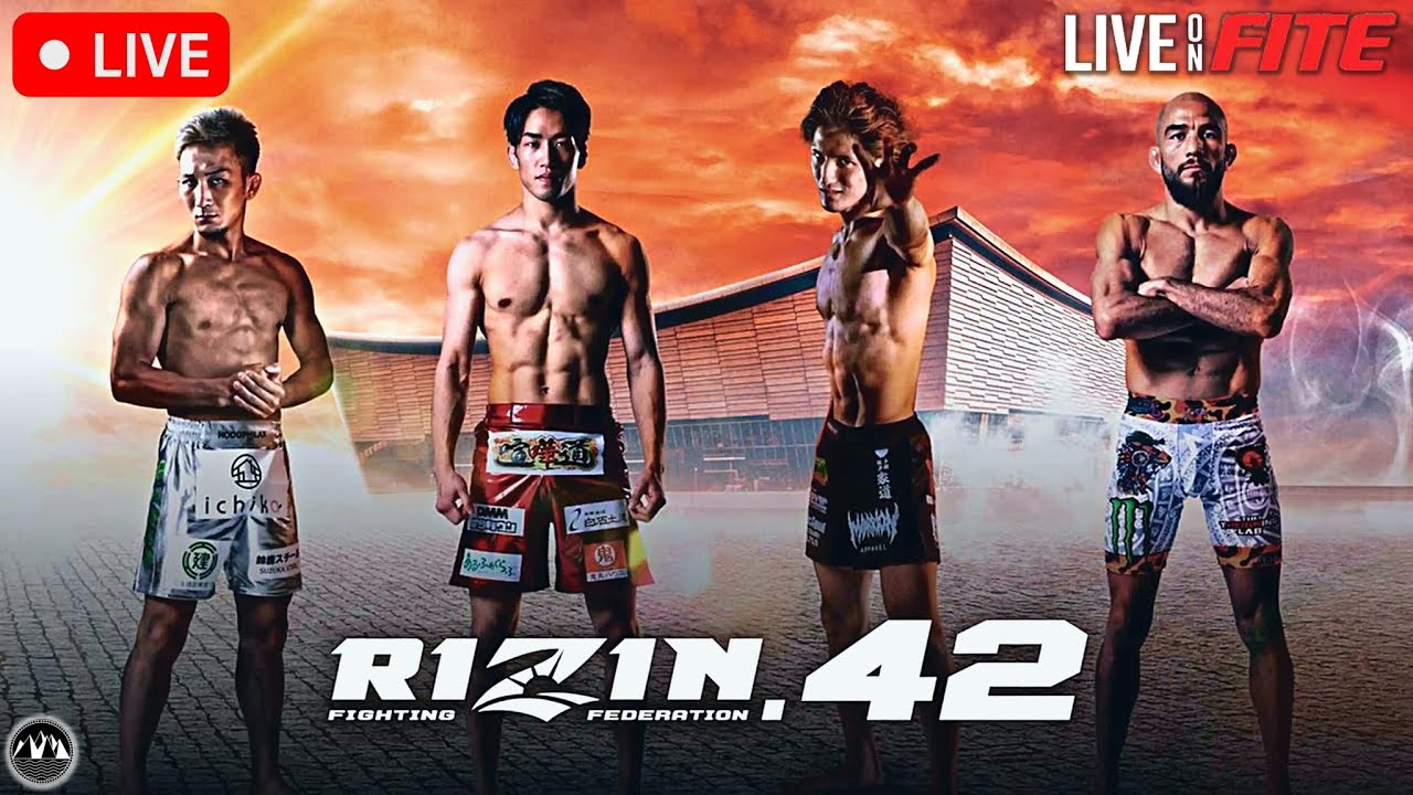 RIZIN.42 LIVE STREAM MMA and KICKBOXING FIGHT COMPANION RIZIN Fighting Federation Watch Along