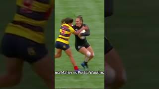 Ilona Maher vs Portia Woodman: Who’s the Real Rugby Queen?#rugbysevens #rugby #ilonamaher #sports