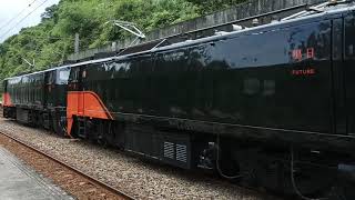 2021/08/09 8115次試運轉列車 暖暖通過 E405 E417 雙鳴日電力機車頭