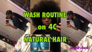 UPDATED WASH DAY ROUTINE ON 4C HAIR