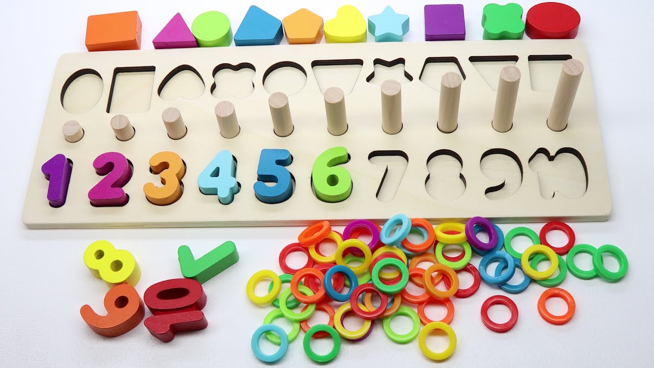 Best Learning Toy video for toddlers | Numbers Colors and Shapes ...