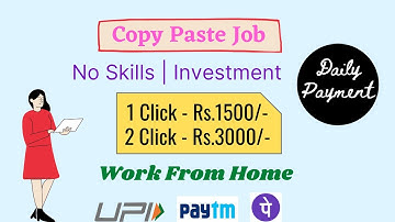Copy Paste Job Online Mobile Tamil | Work From Home Job | Talk With Jas