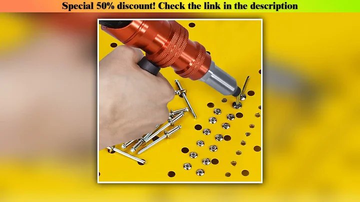 Review Upgrade Electric Rivet Gun 2.4mm-4.8mm Riveting Adapter Insert Cordless Drill Aluminum Rivet