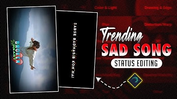 🔥Trending Sad Video Clip🍁 Status Editing In Alight Motion | Khortha New Sad Song Status Editing🌿