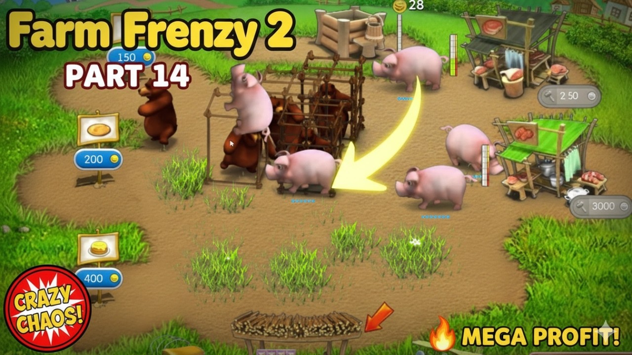 Farm Frenzy 2 🚖Gameplay 🐔Part 14 [4K FPS]🔥