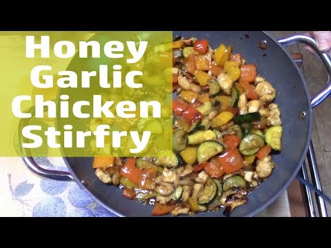 HONEY GARLIC CHICKEN STIR FRY