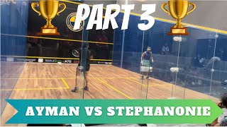 Squash Showdown Trilogy: Kenzy Ayman vs. Marina Stephanonie - Part 3 | Squash4Life