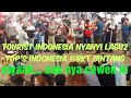 💥Busker busking 🎻 Tourist cewek cantik Indonesia nyanyi & goyang mantap BB Malaysia