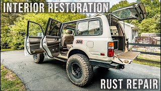 80 Series Land Cruiser Interior Restoration & Fender well Rust repair