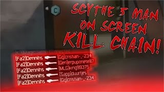 Black Ops 3 - Scythe Kill Chain 5 Man On Screen!
