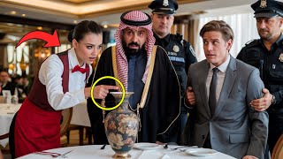 «Esto es falso», responde una camarera en perfecto árabe, salvando así a un jeque multimillonario...