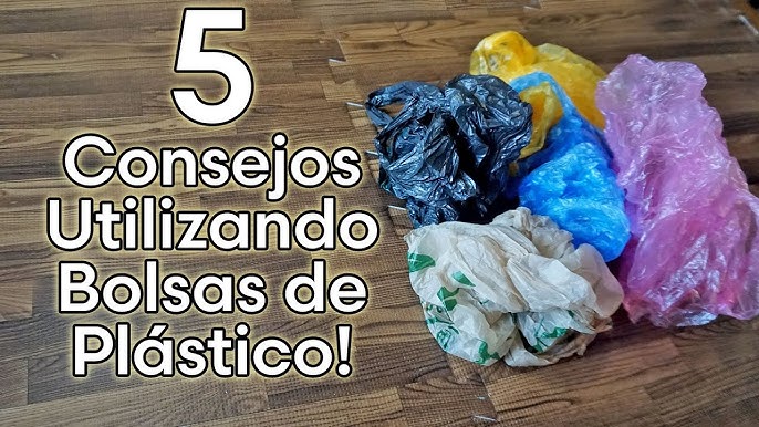 PORTA BOLSAS PLÁSTICAS reciclando botella (kit para cocina #3) - Dispensador  De Bolsas 