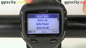 The Auto Lap Feature in Bike Mode on the Garmin Forerunner 910XT with GPS City