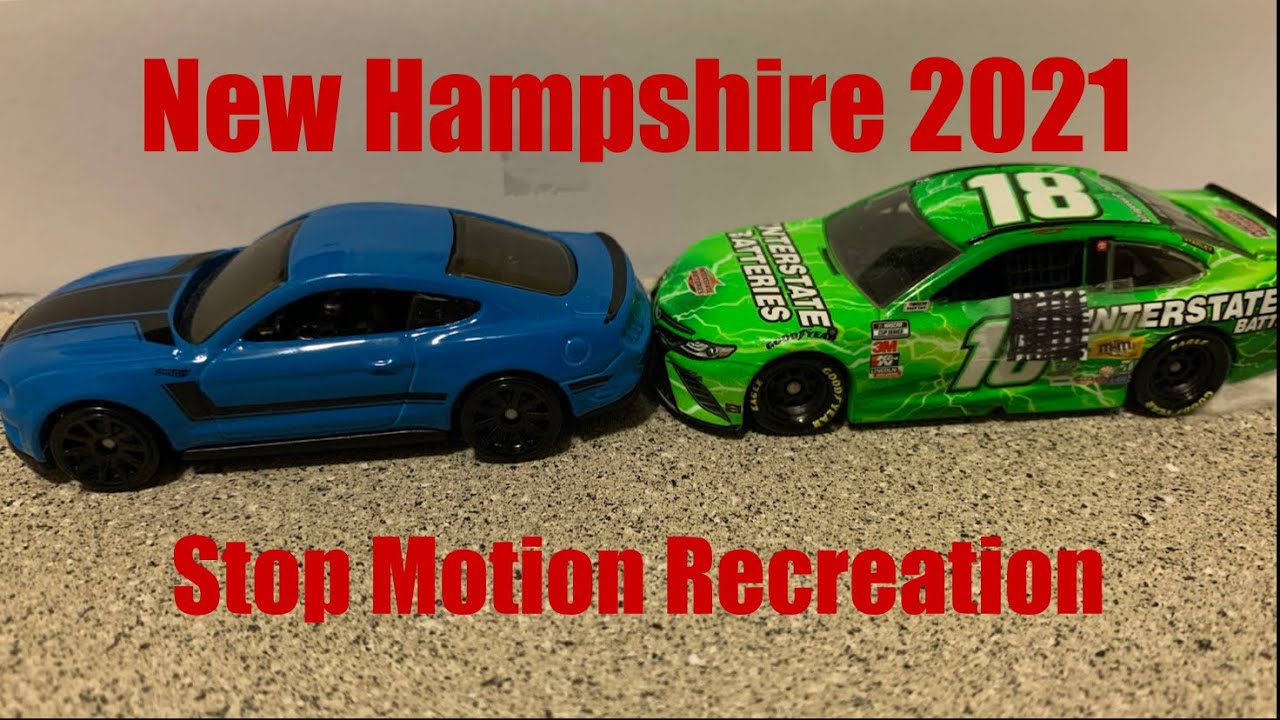 NASCAR Stop Motion Recreation: Highlights from New Hampshire 2021