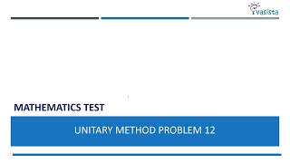Unitary Method Problem 12