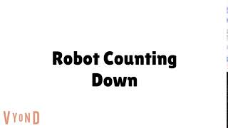 Robot Counting Down Sound Effect