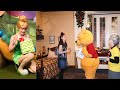 Gifts on Christmas Day at Disney World. Tinker Bell Cries, Pooh is overwhelmed. Watch until the End!